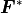 \mbox{\boldmath$F$}^\ast