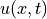 u(x,t)