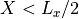 X < L_x/2