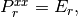 P_r^{xx}=E_r,
