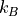 k_B