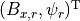 (B_{x,r}, \psi_r)^{\mathrm T}