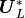 \mbox{\boldmath$U$}_L^\ast