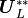 \mbox{\boldmath$U$}_L^{\ast \ast}