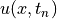 u(x,t_n)