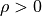 \rho > 0