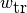 w_{\mbox{tr}}