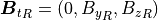 {\mbox{\boldmath$B$}_t}_R = (0,{B_y}_R,{B_z}_R)