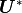 \mbox{\boldmath$U$}^\ast