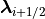 \mbox{\boldmath$\lambda$}_{i+1/2}