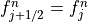 f_{j+1/2}^n=f_j^n