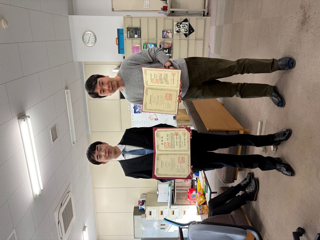 2026年3月23日千葉大学卒業式・大学院物理学コース修了式