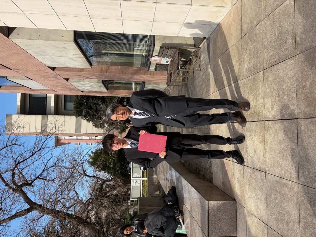 2026年3月23日千葉大学卒業式・大学院物理学コース修了式