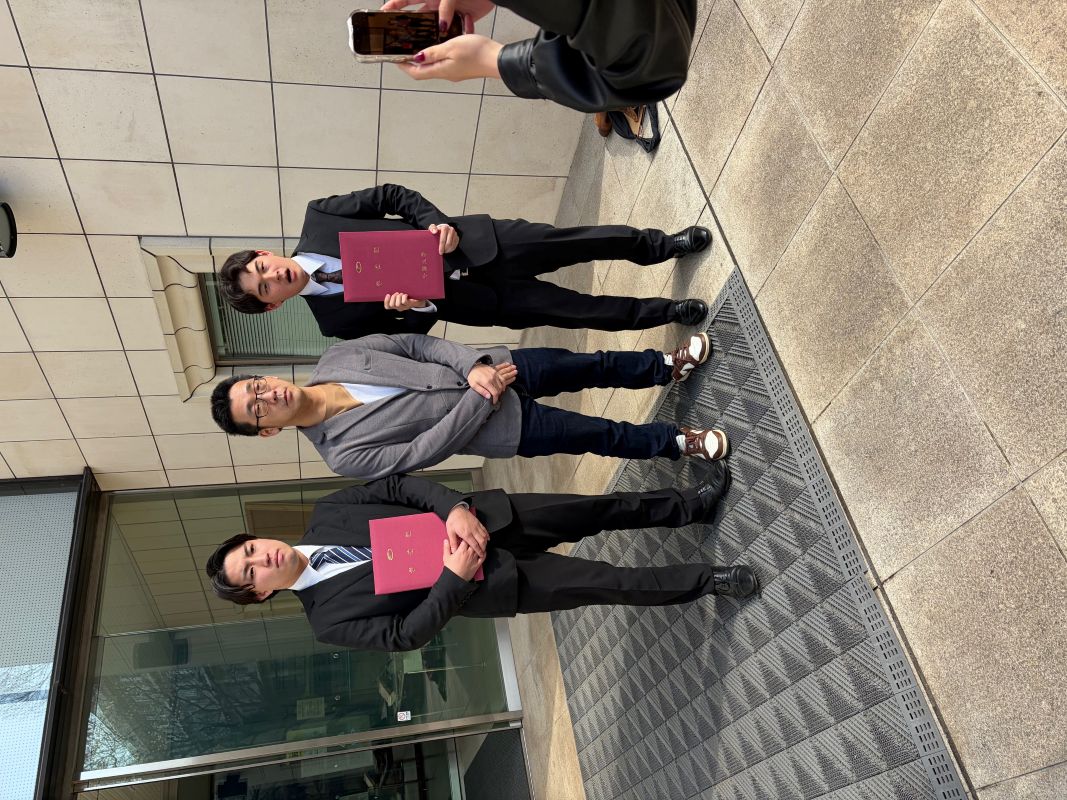 2026年3月23日千葉大学卒業式・大学院物理学コース修了式