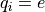 q_i=e