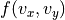 f(v_x, v_y)