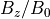 B_{z}/B_{0}