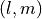(l,m)