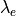 \lambda_e
