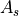 A_s