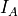 I_A