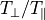 T_{\perp}/T_{\parallel}