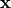 {\bf x}
